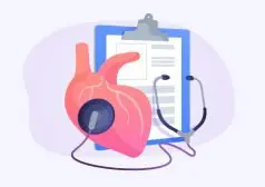 אייקון של לב עם סטטוסקופ
